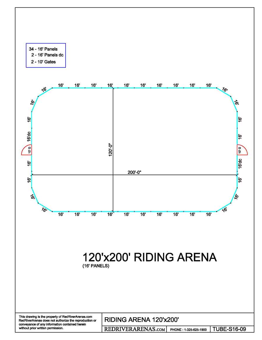 120' X 200' Riding Arena