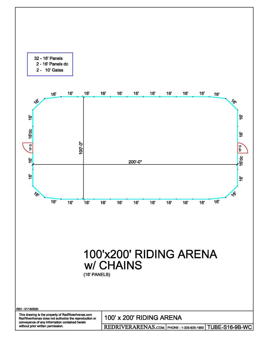 100' X 200' Riding Arenas