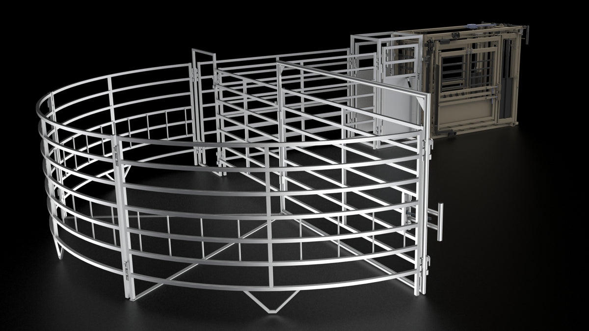 180° Open Cattle Crowding Tub