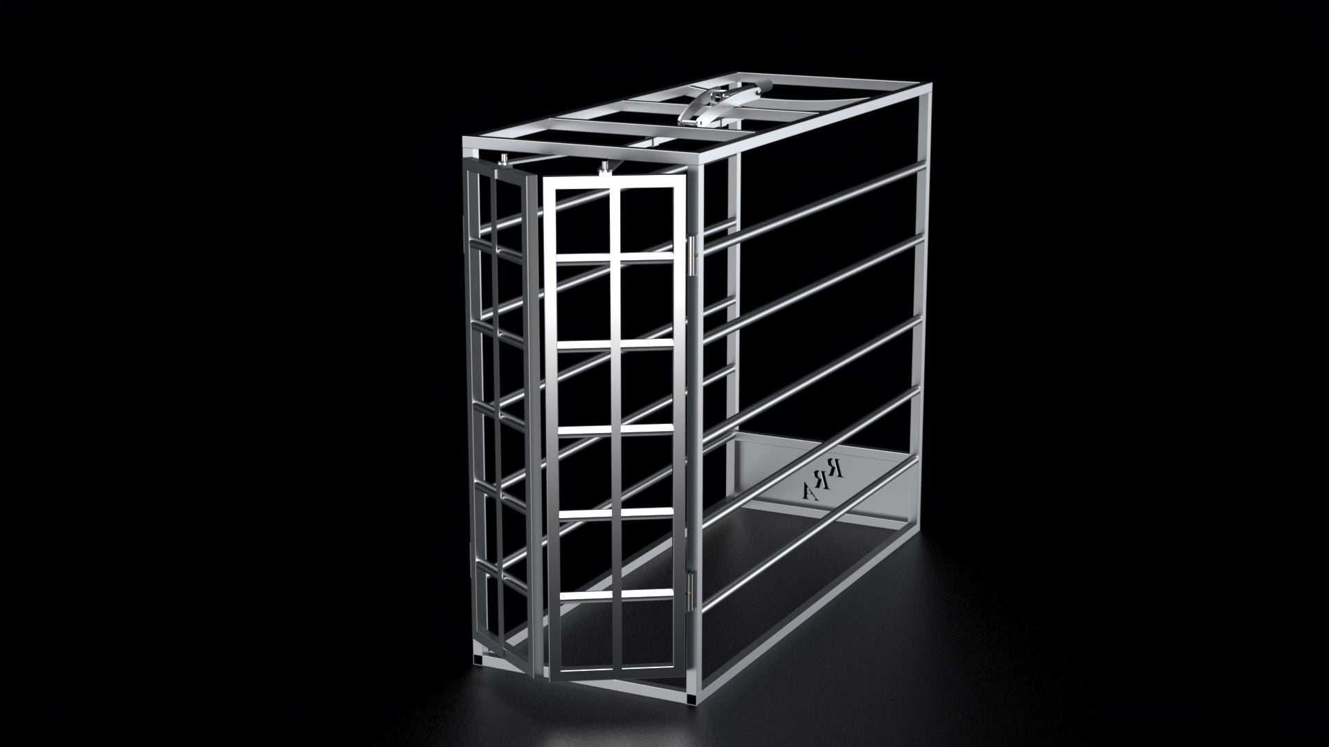 Constructed from heavy-duty galvanized steel tubing, the SC100 features a rugged welded frame