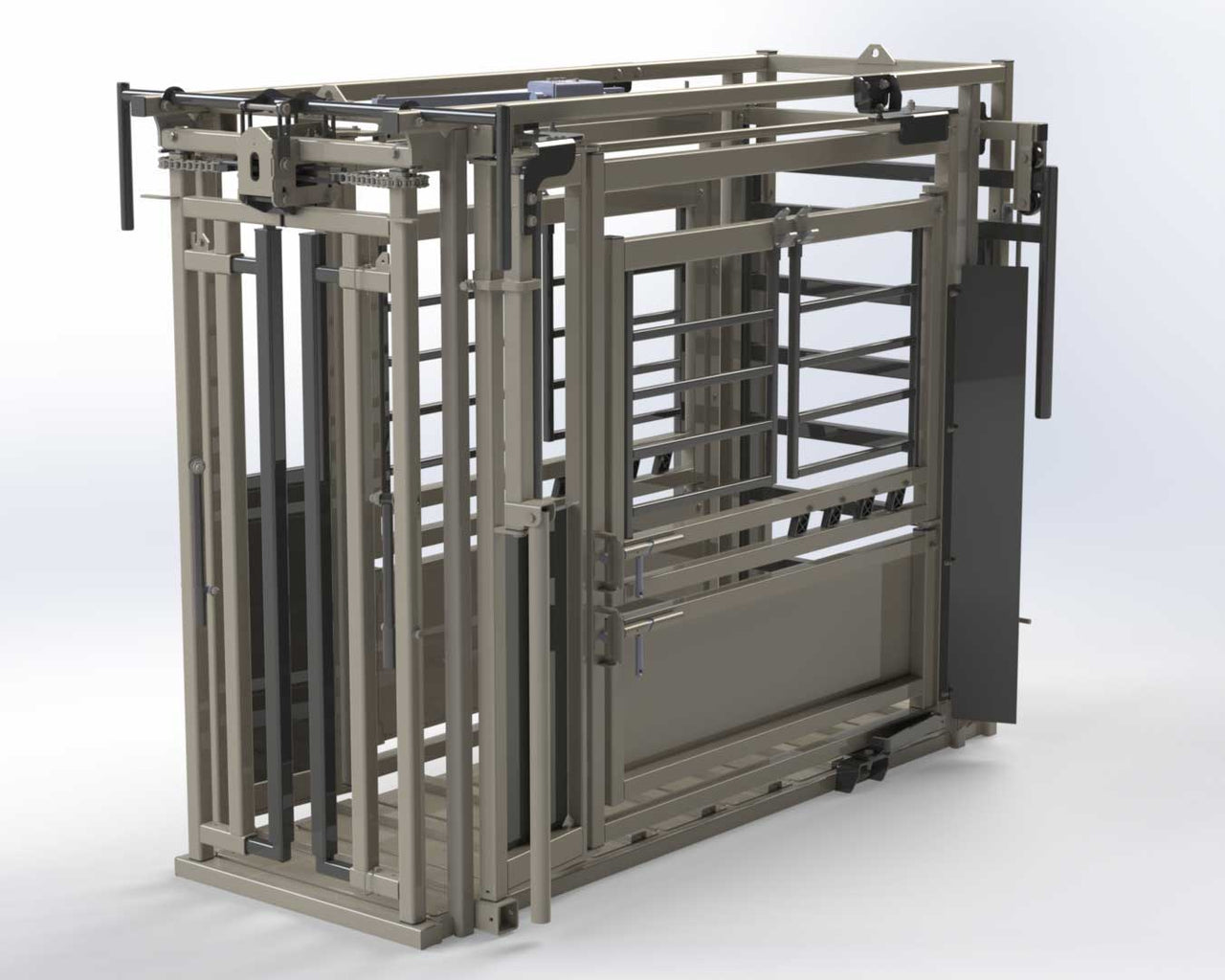 Top Hand Self-Catch Squeeze Chute