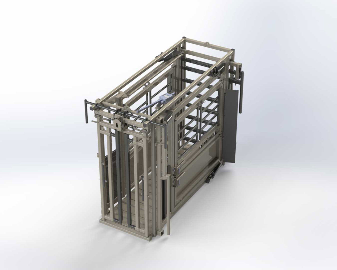 Top Hand Self-Catch Squeeze Chute