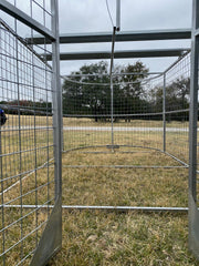 Interior view of a Boar Boss hog trap showing the spacious trapping area