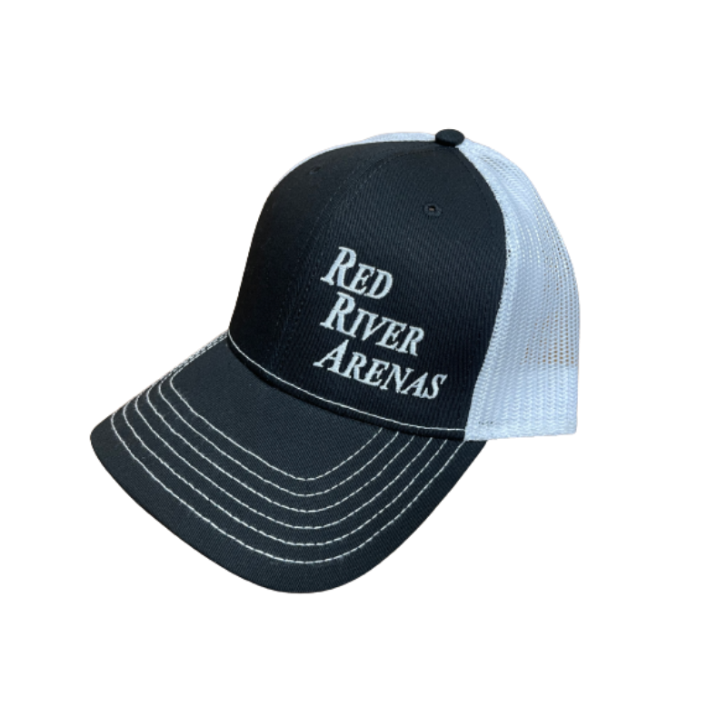 Red River Cap Black/ White