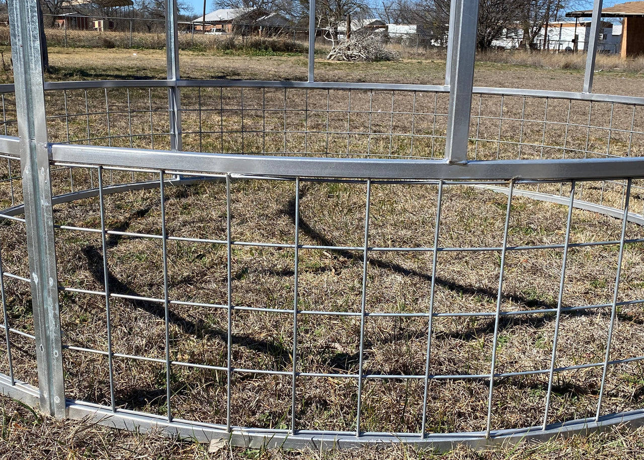 Qty 100- R3 Economy round bale feeder w/ 4x4 wire skirt