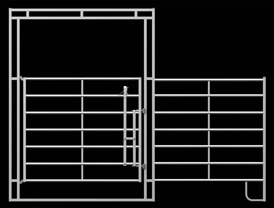 WH06-12T Walk Thru Combo Gate