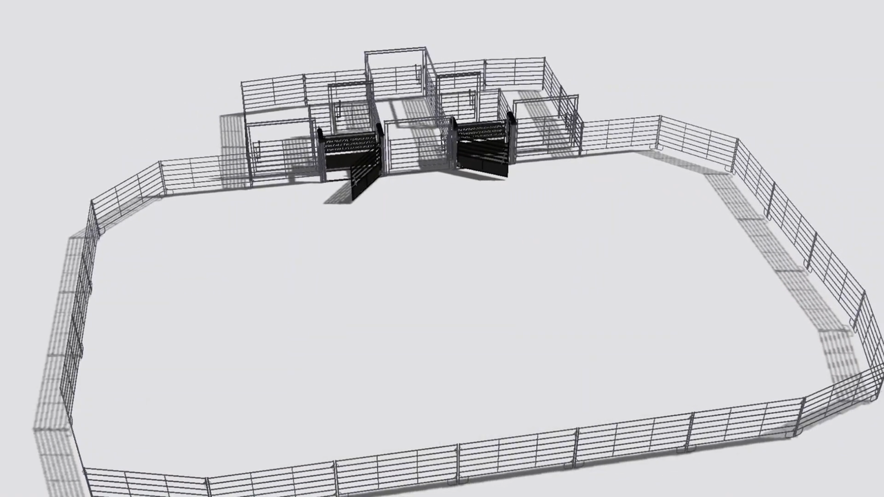 ECONOMY 60X90 BULL RIDING ARENA (PBT SERIES PANEL)