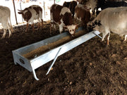 Red River Arenas MF10 in a feedlot situation with cattle eating bulk feed