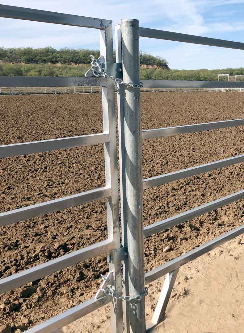2-3/8 Galvanized post 8' tall