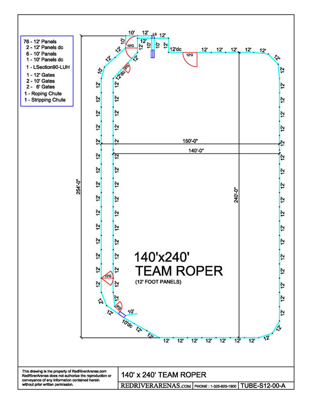 140X240 Team Roper (PH Series Panel)