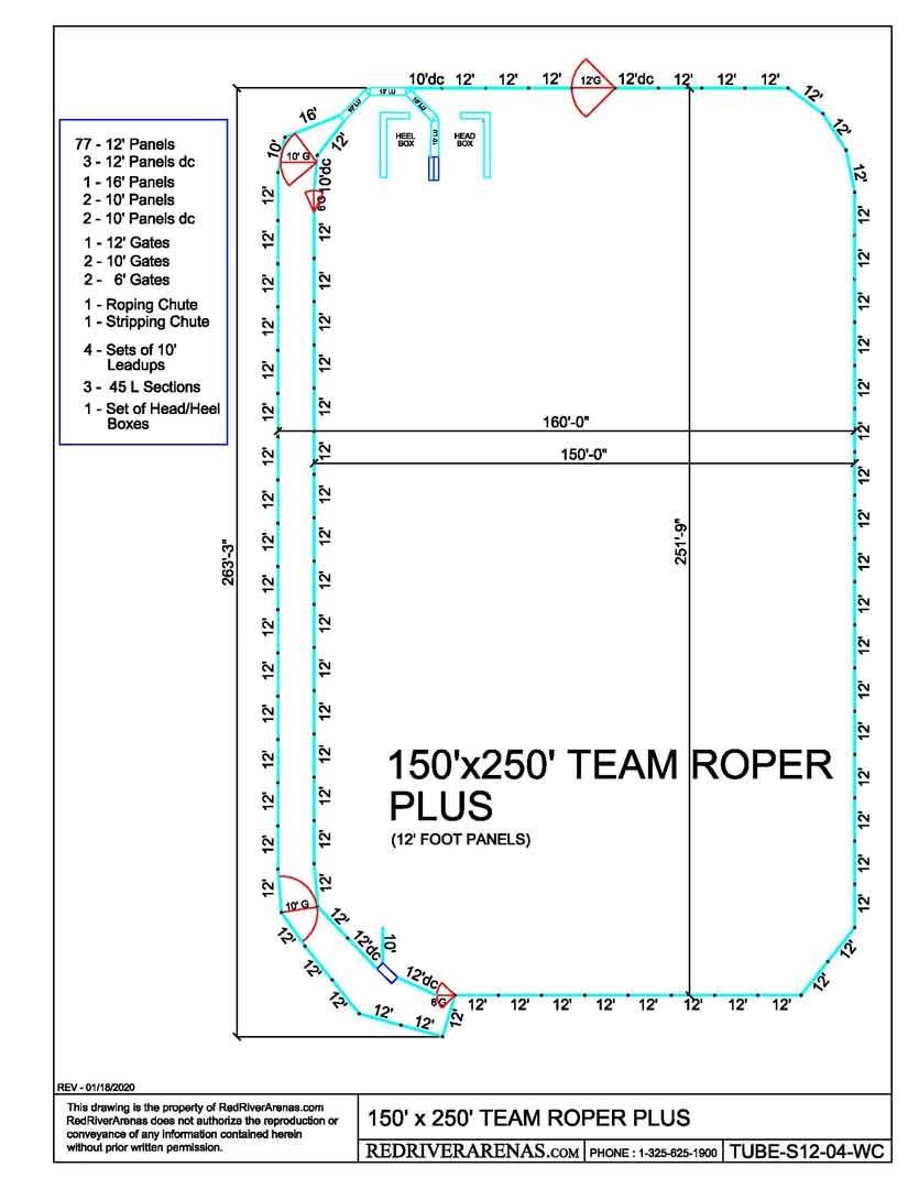 150X250 Team Roper Plus (PM Series Panel)