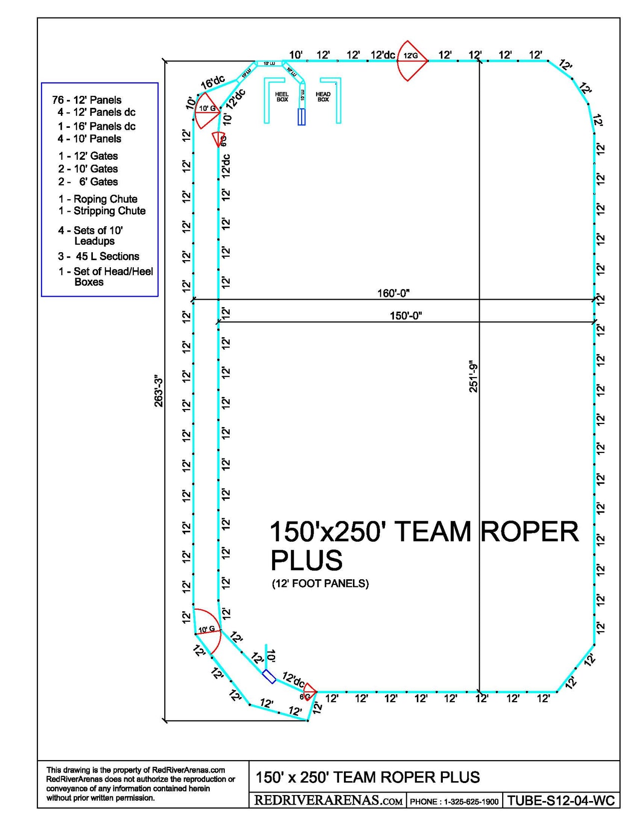 150X250 Team Roper Plus (PMT Series Panel)