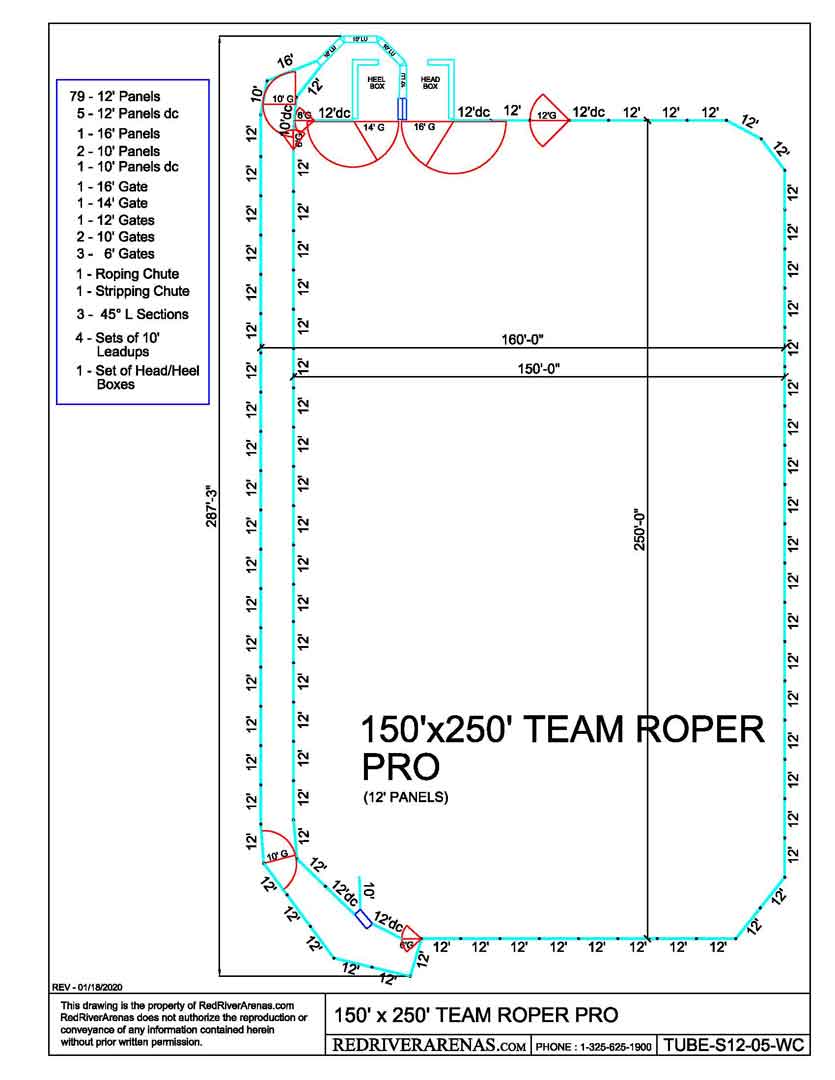 150X250 Team Roper Pro (PHT Series Panel)