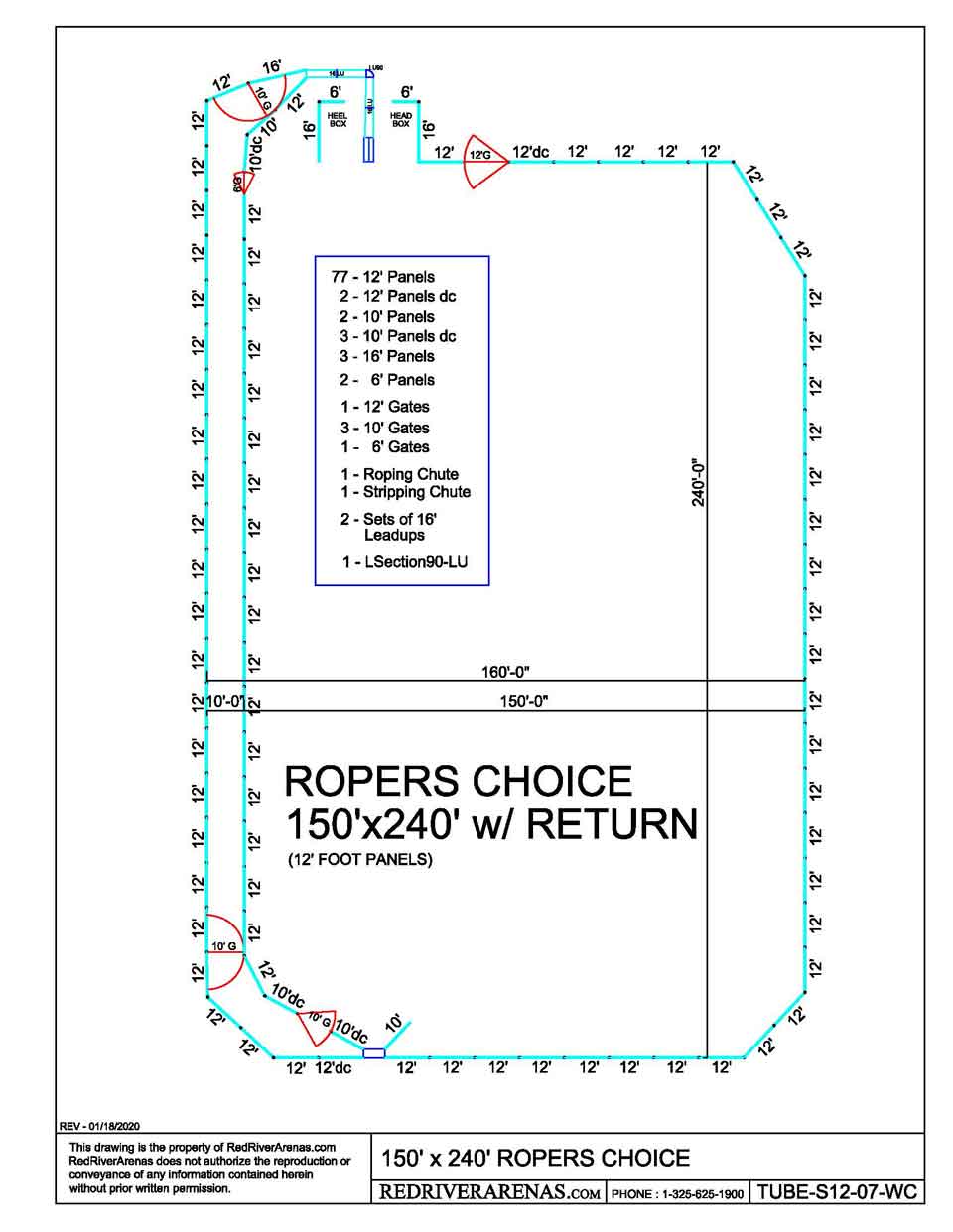 150X240 Ropers Choice (PEH12 Series Panel)