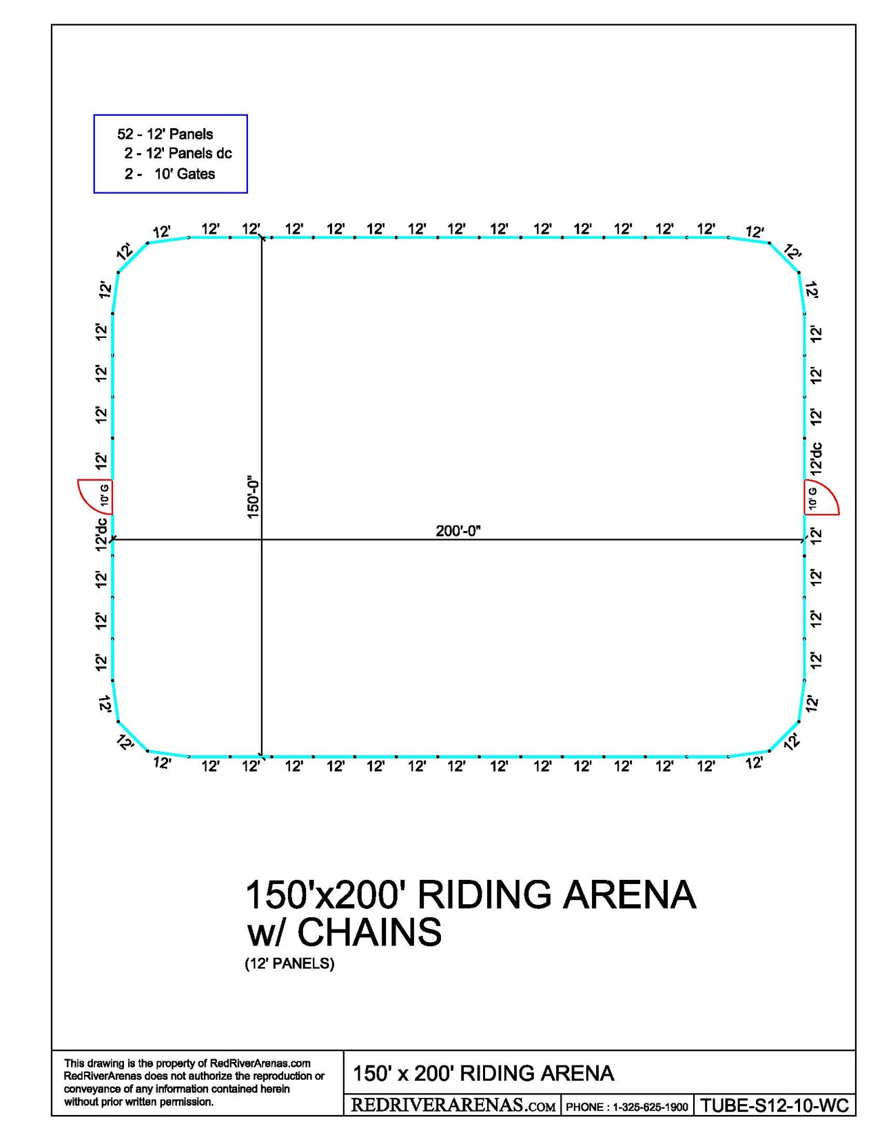 150X200 Riding Arena (PMT Series Panel)