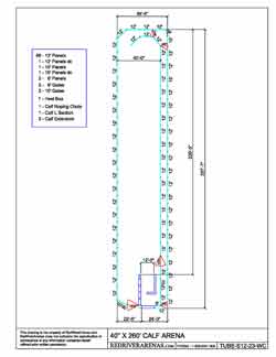 40X260 Calf Lane w/ Return (PL SERIES PANEL)