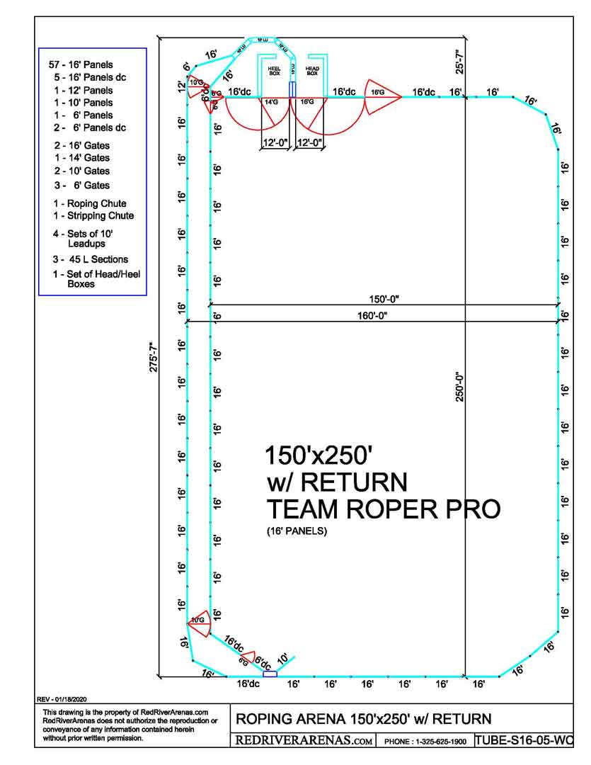 150X250 Team Roper Pro (PH16 Series Panel)