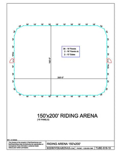 150X200 Riding Arena (PM16 Series Panel)