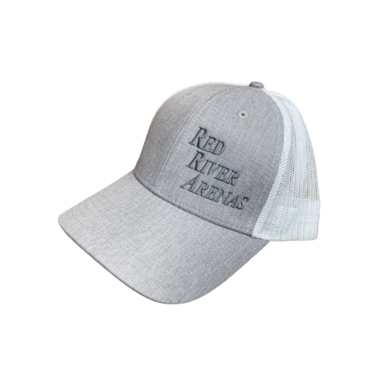 Red River Cap Gray/ White