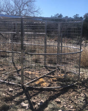 Large Boar Boss hog trap designed for landowners managing heavy feral hog populations