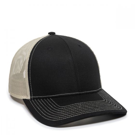 Red River Cap Black/ Tan